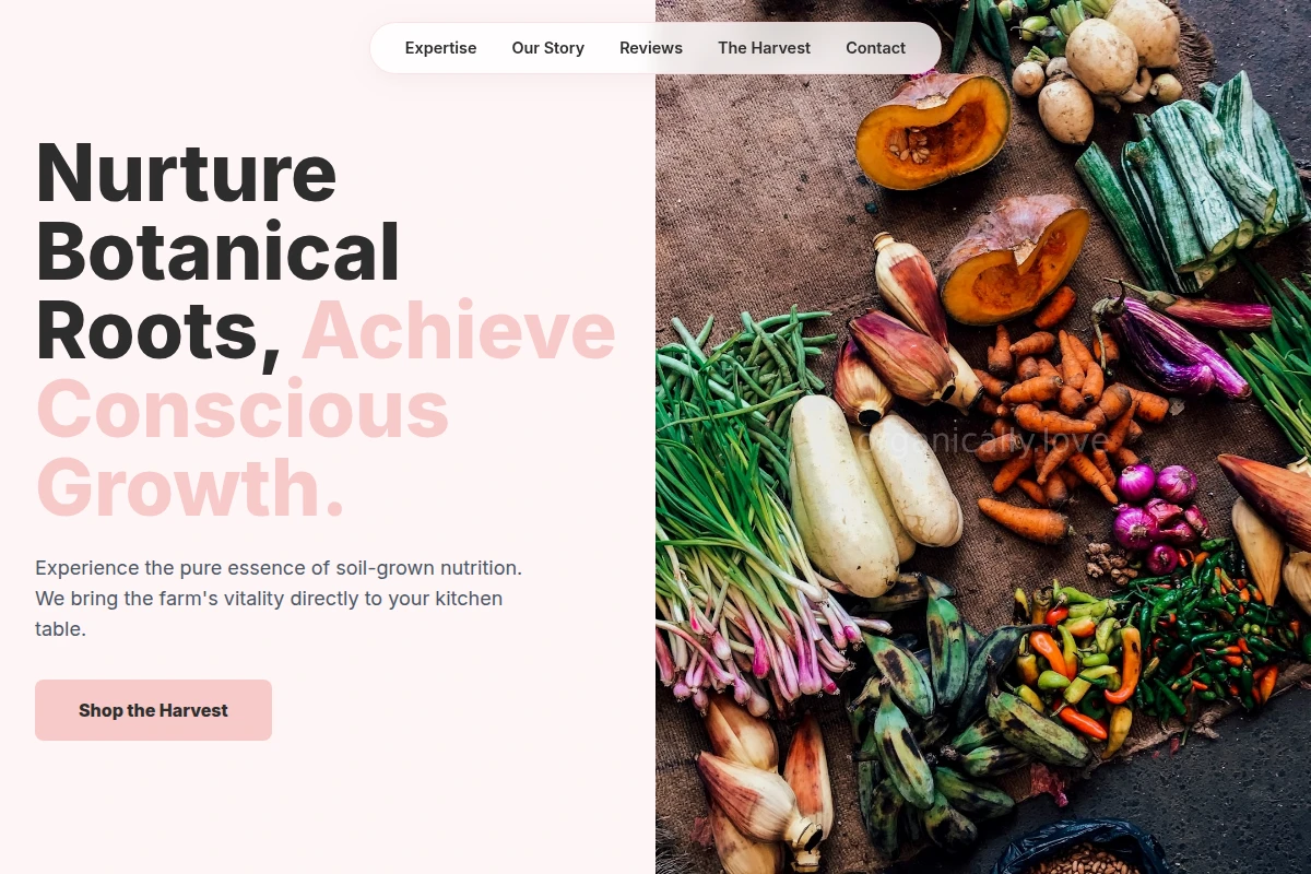 Soil Organic Food