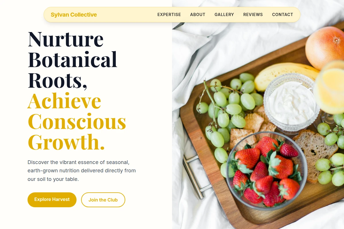 Leafy Organic Food
